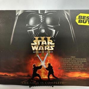 2005 Best Buy | Star Wars III Revenge of the Sith | Vader Lithograph Battlefront